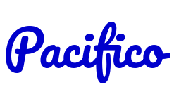 Pacifico الخط