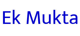 Ek Mukta الخط