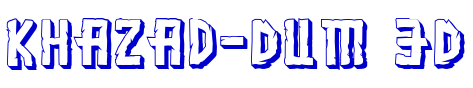 Khazad-Dum 3D الخط