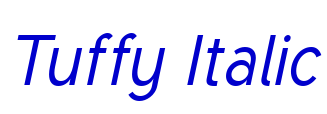 Tuffy Italic الخط