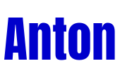 Anton الخط
