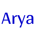 Arya الخط