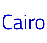 Cairo الخط