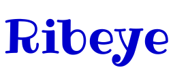 Ribeye الخط