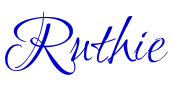 Ruthie الخط